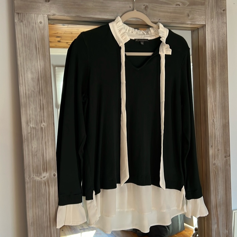 Adrianna Papell Top - dark green